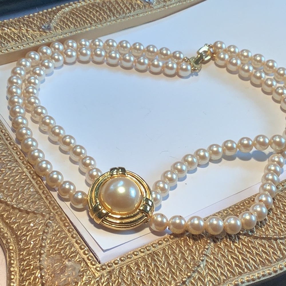 RICHELIEU Vintage Double Strand Choker